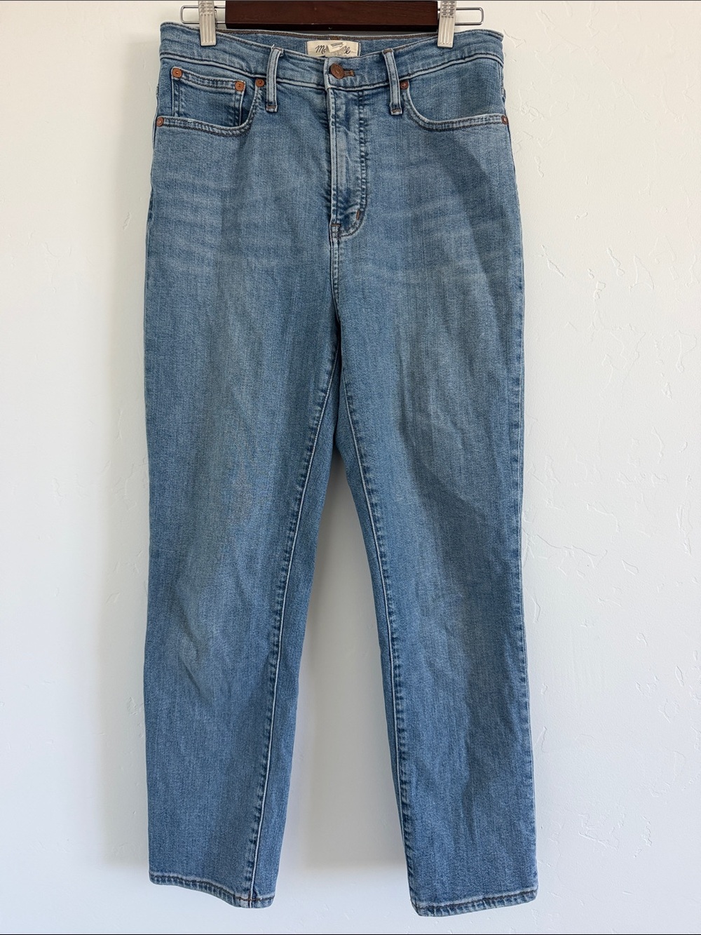 Madewell The Perfect Vintage Jeans Size 28 Blue High Rise Straight Leg M3114